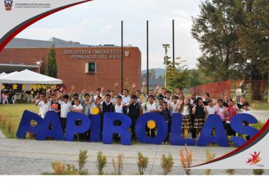 Alumnos de las escuelas invitadas al Festival Papirolas.