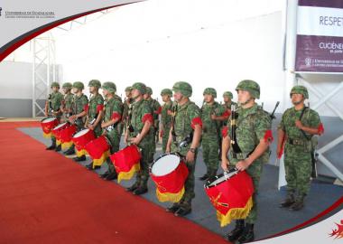 Banda de Guerra del Batallón de Infantería No. 92 del municipio de Jamay